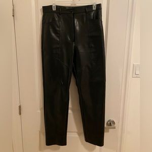 Aritzia Wilfred rebel vegan leather pants